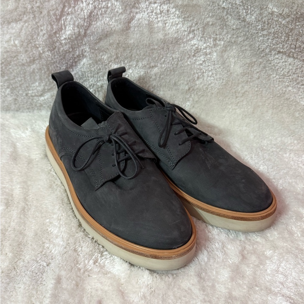 Ecco Street Tray M, Grey Suede, Size 9–9.5 (EU 43), Men's